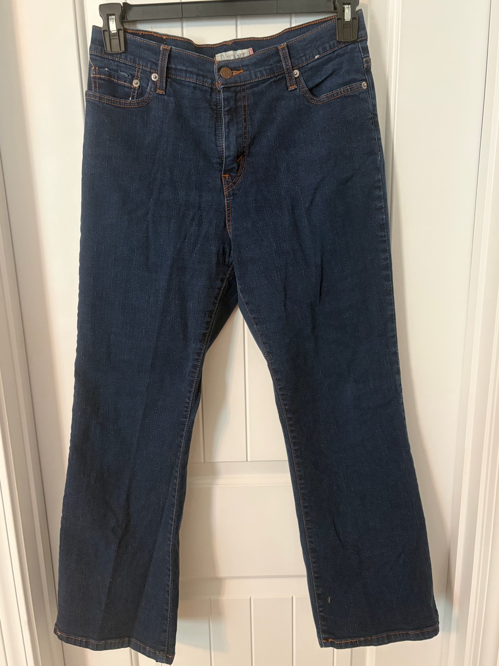 Levi's 512 Women's Perfectly Slimming Bootcut Jeans 14M in Dark Blue Wash